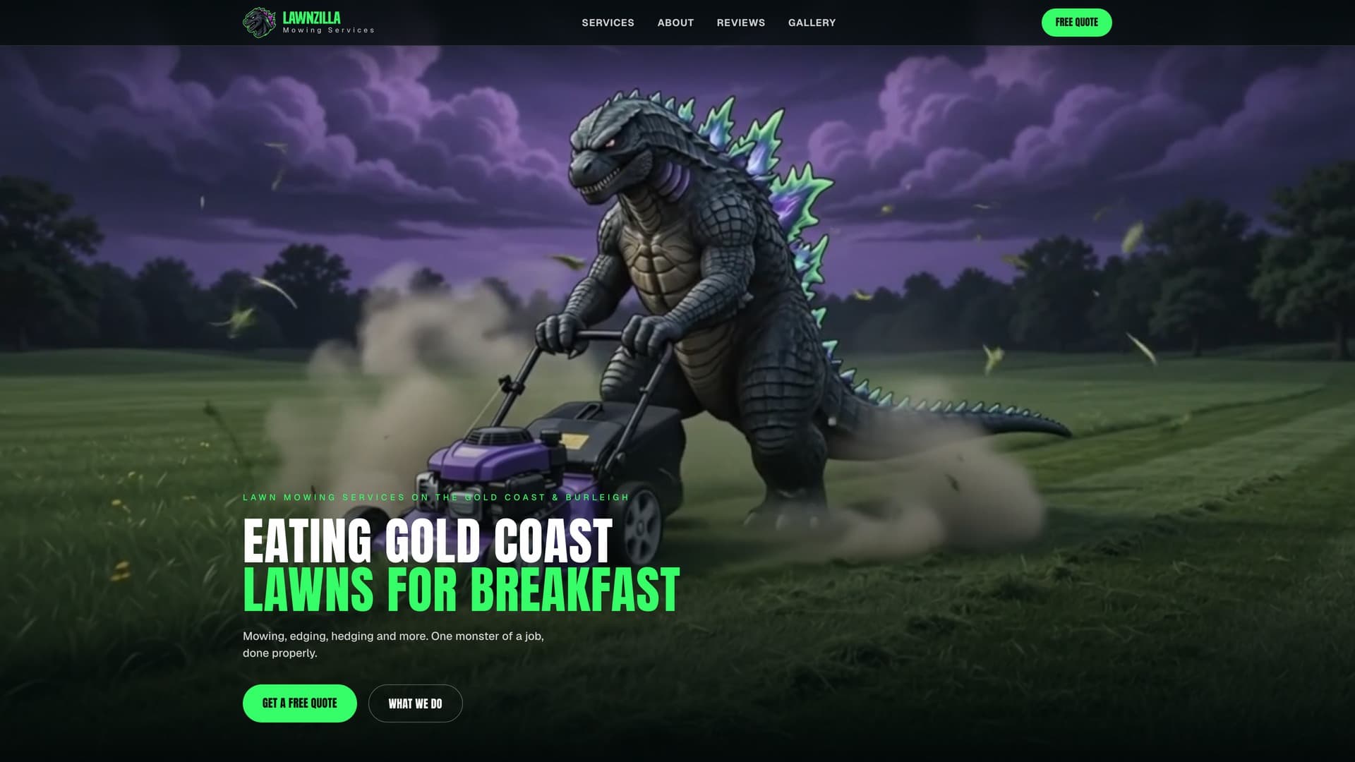 Lawnzilla — hero